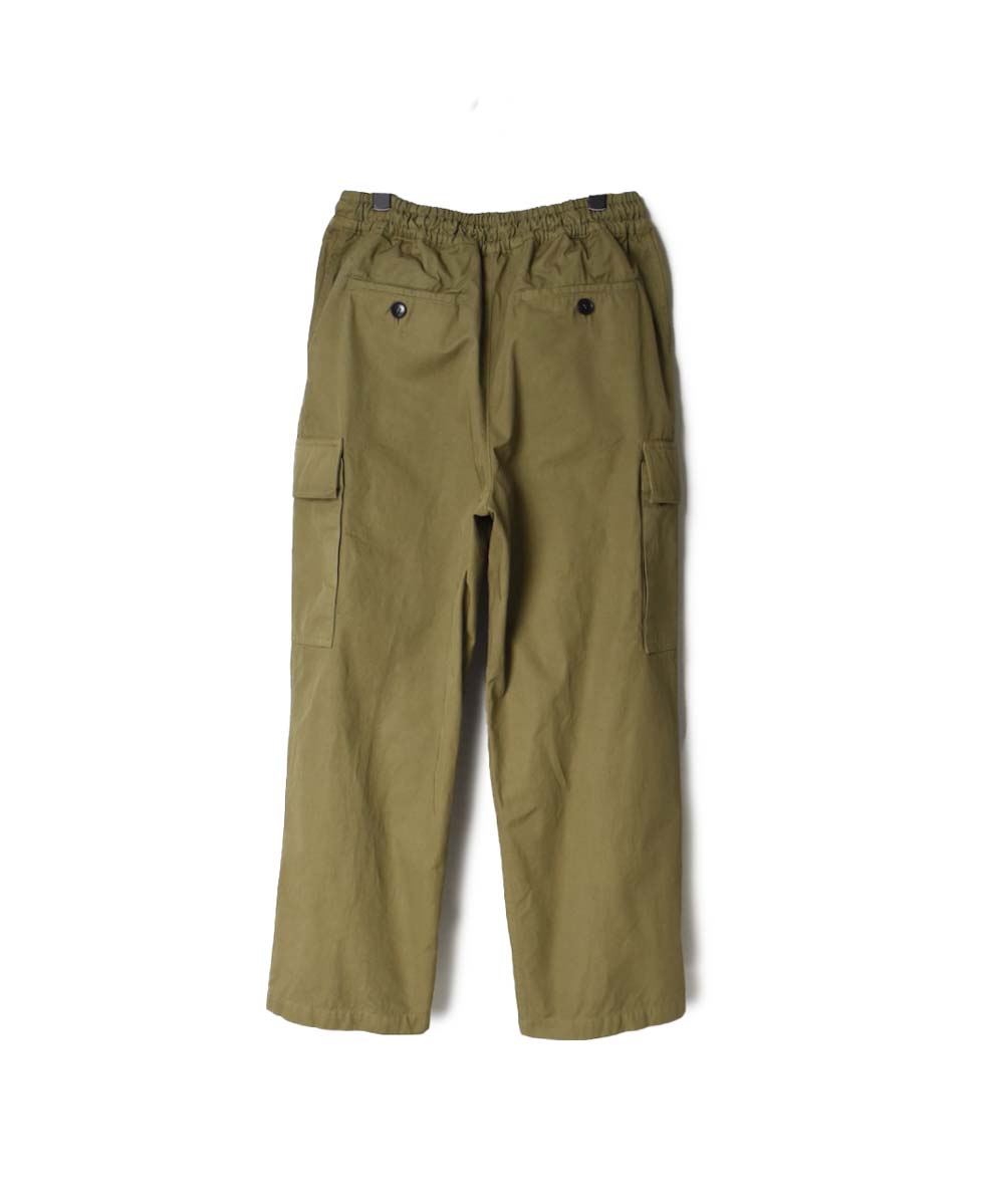 NHT2102BC (パンツ) MEDIUM WEIGHT COTTON TWILL OVERDYE EASY PANTS