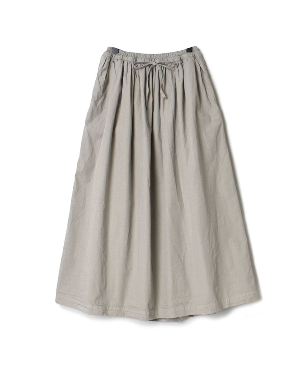 INAM1952PD (スカート) 40'S POPLIN OVER DYED EASY GATHERED SKIRT