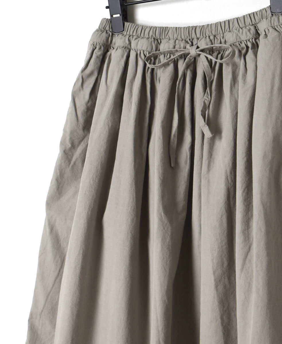 INAM1952PD (スカート) 40'S POPLIN OVER DYED EASY GATHERED SKIRT