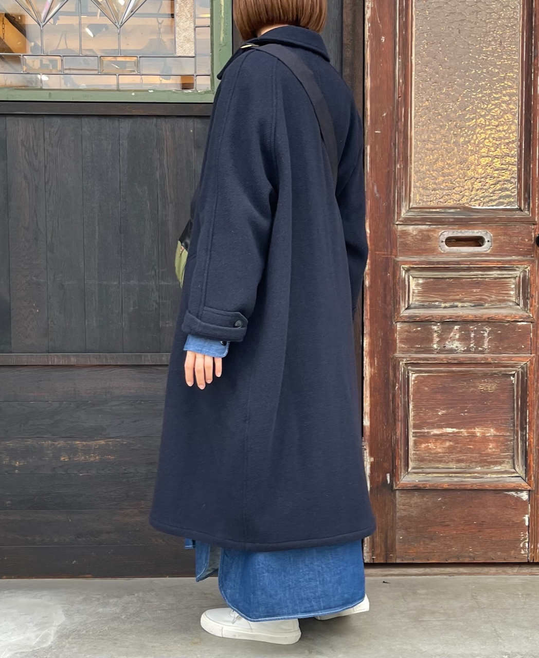 NHT1551WPR (コート) WOOL BALMACAAN COAT LENGTH 110cm