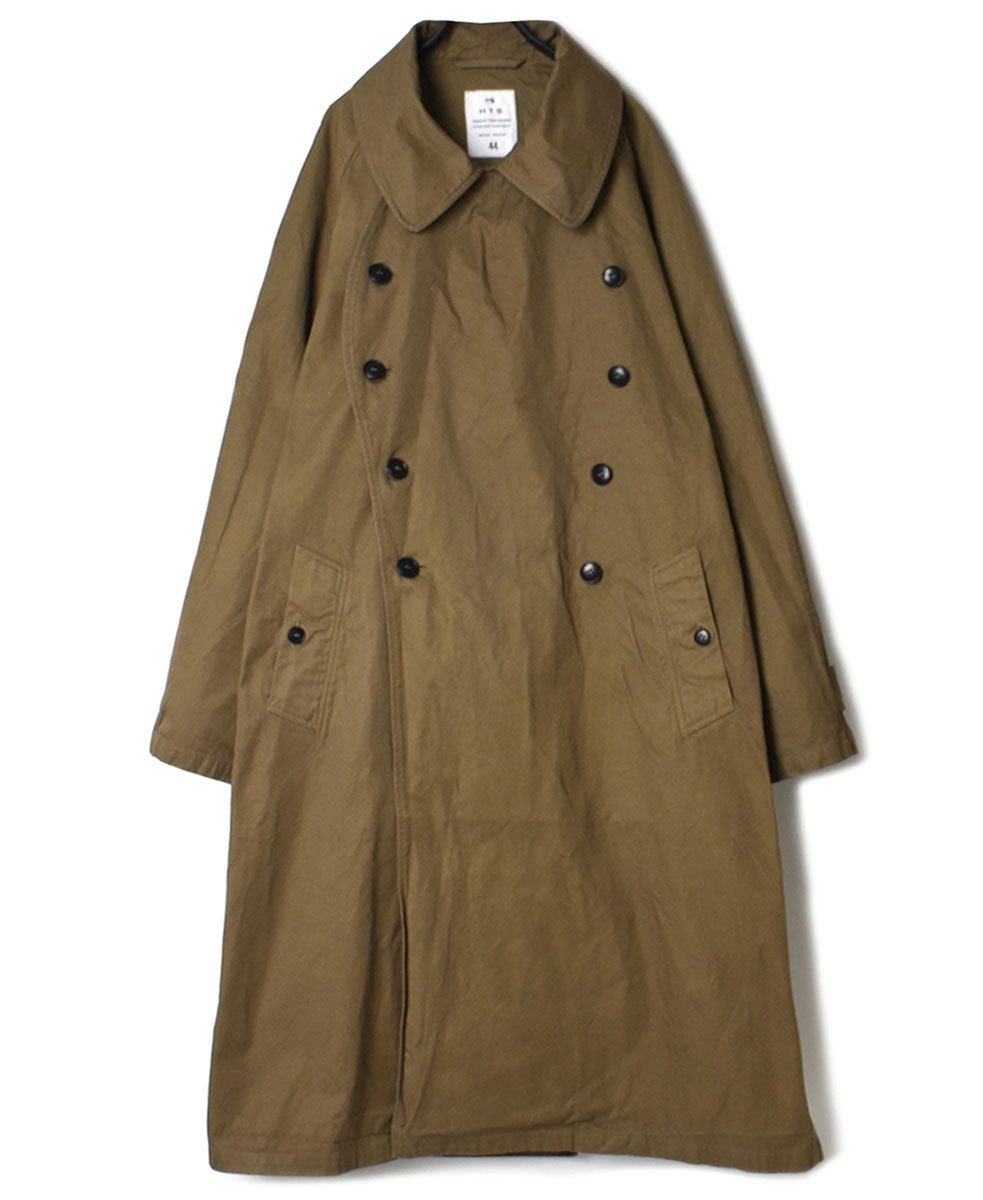 NHT2052DT (コート) HEAVY WEIGHT COTTON TWILL OVERDYE DOUBLE OVER COAT