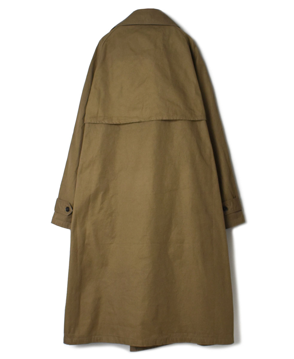 NHT2052DT (コート) HEAVY WEIGHT COTTON TWILL OVERDYE DOUBLE OVER COAT