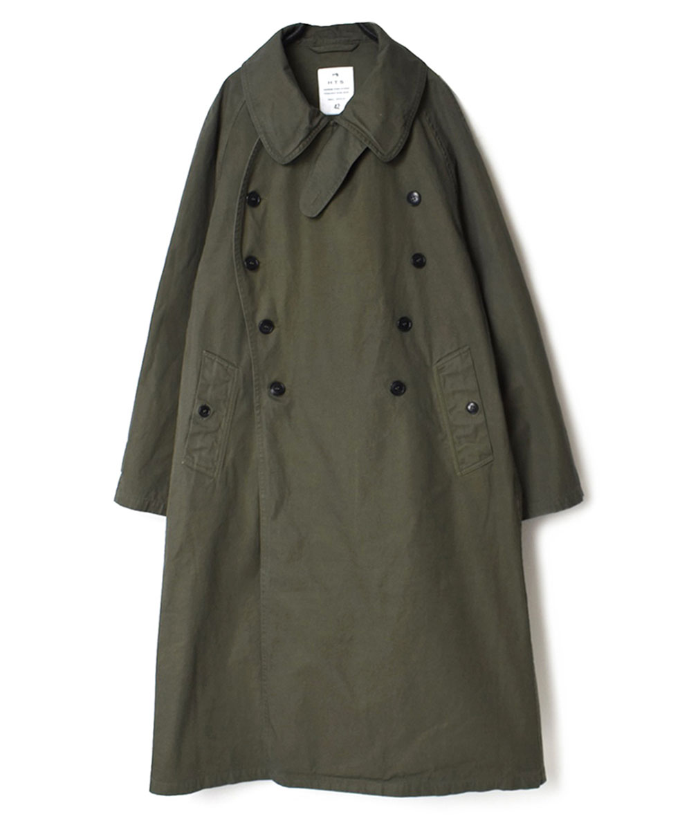 NHT2052DT (コート) HEAVY WEIGHT COTTON TWILL OVERDYE DOUBLE OVER COAT