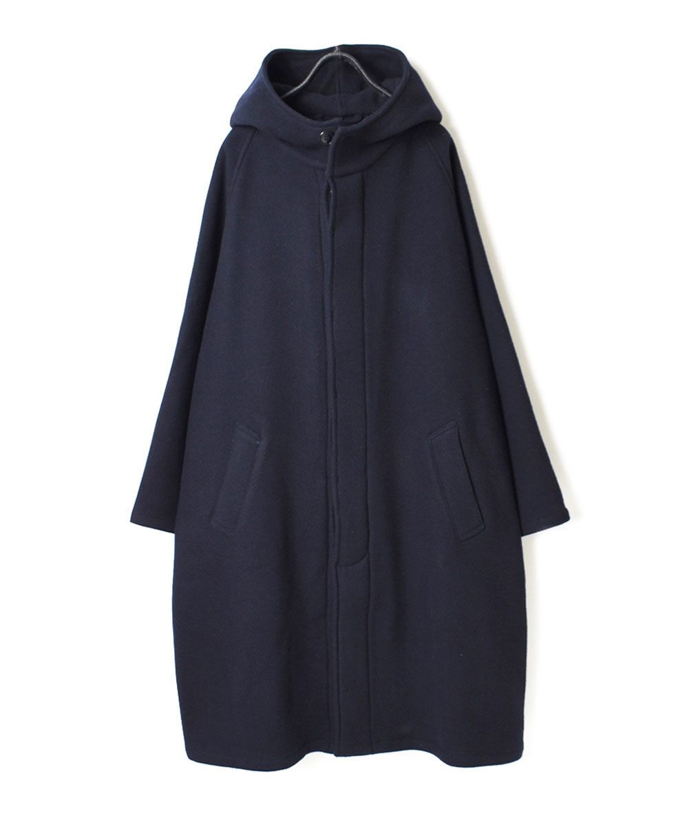 NHT1752WPR (コート) WOOL HOODED COAT LENGTH 110cm