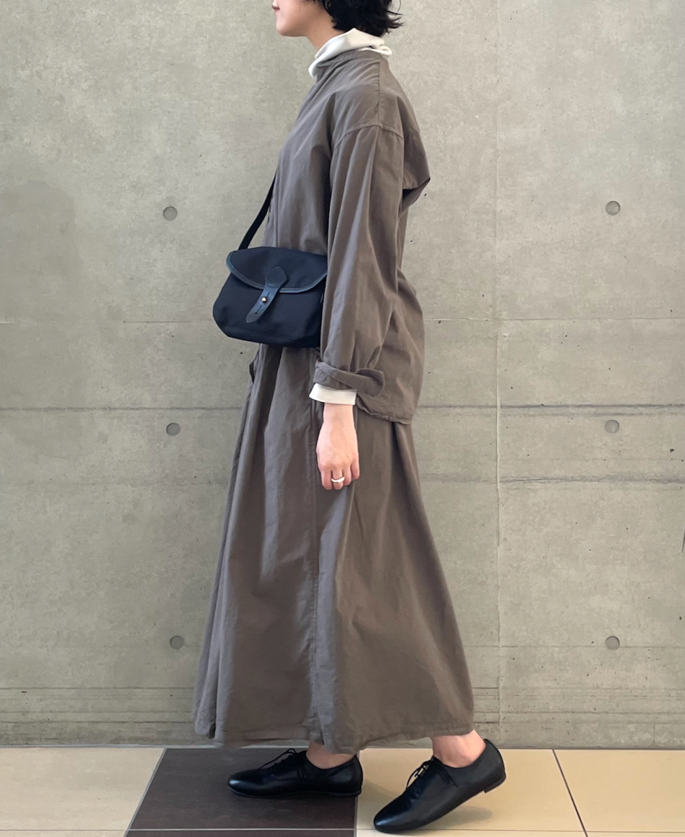 INAM1952PD (スカート) 40'S POPLIN OVER DYED EASY GATHERED SKIRT