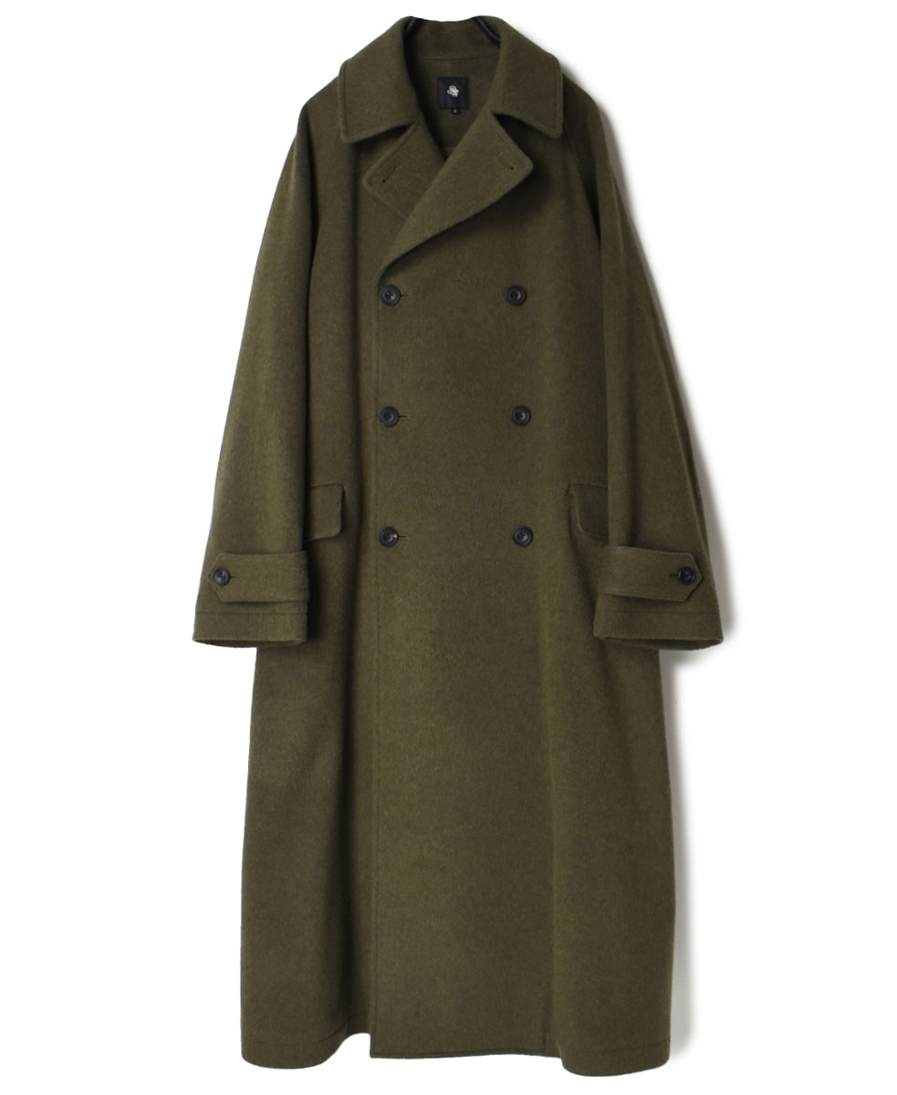 JNMDS2251B (コート) WOOL DOUBLE BREASTED RAGLAN COAT