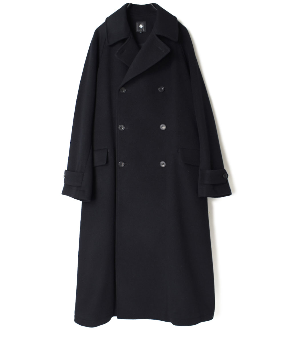 JNMDS2251B (コート) WOOL DOUBLE BREASTED RAGLAN COAT