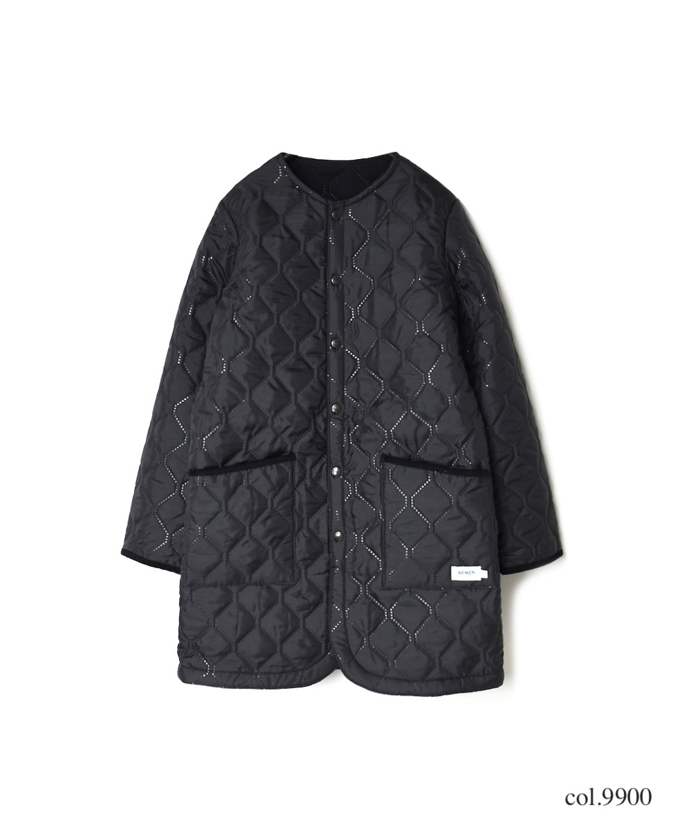 NAM1651 (コート) POLYxFLEECE HEAT QUILT NO COLLAR COAT