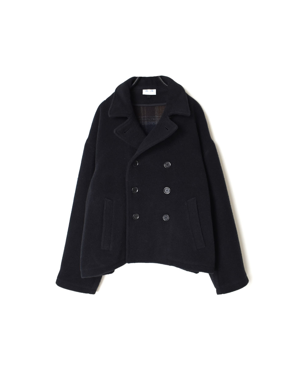 PNAM2251 (コート) MELTON DOUBLE FACE OVER-SIZED PEA COAT