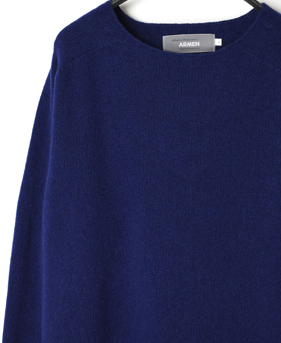 JNAMP1451 (ニット) GEELONG LAMBSWOOL CREW NECK SADDLE SHOULDER P/O