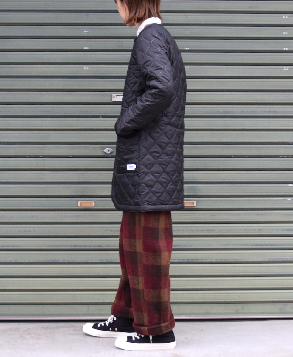 NAM1651 (コート) POLYxFLEECE HEAT QUILT NO COLLAR COAT