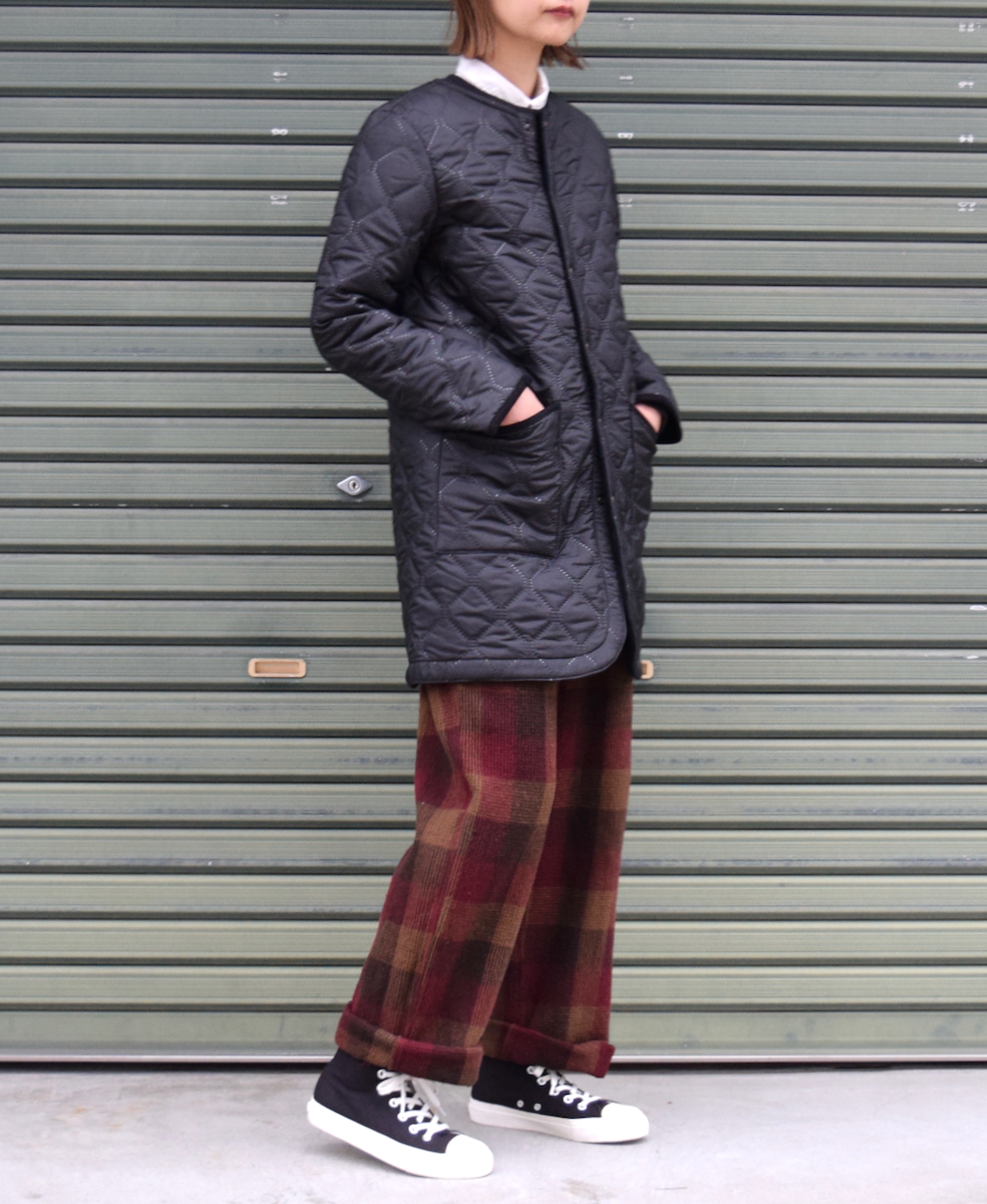 NAM1651 (コート) POLYxFLEECE HEAT QUILT NO COLLAR COAT