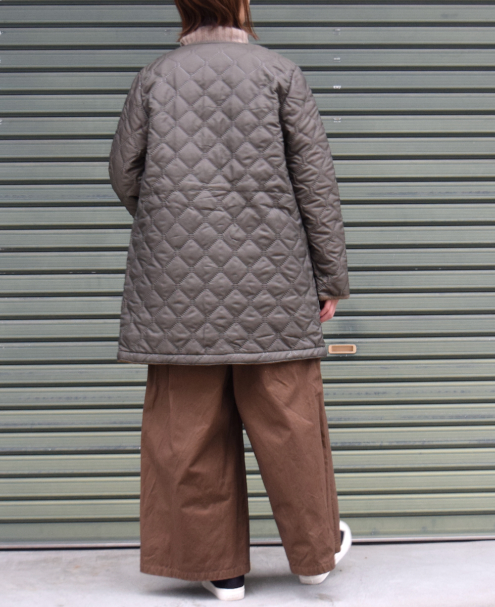 NAM1651 (コート) POLYxFLEECE HEAT QUILT NO COLLAR COAT