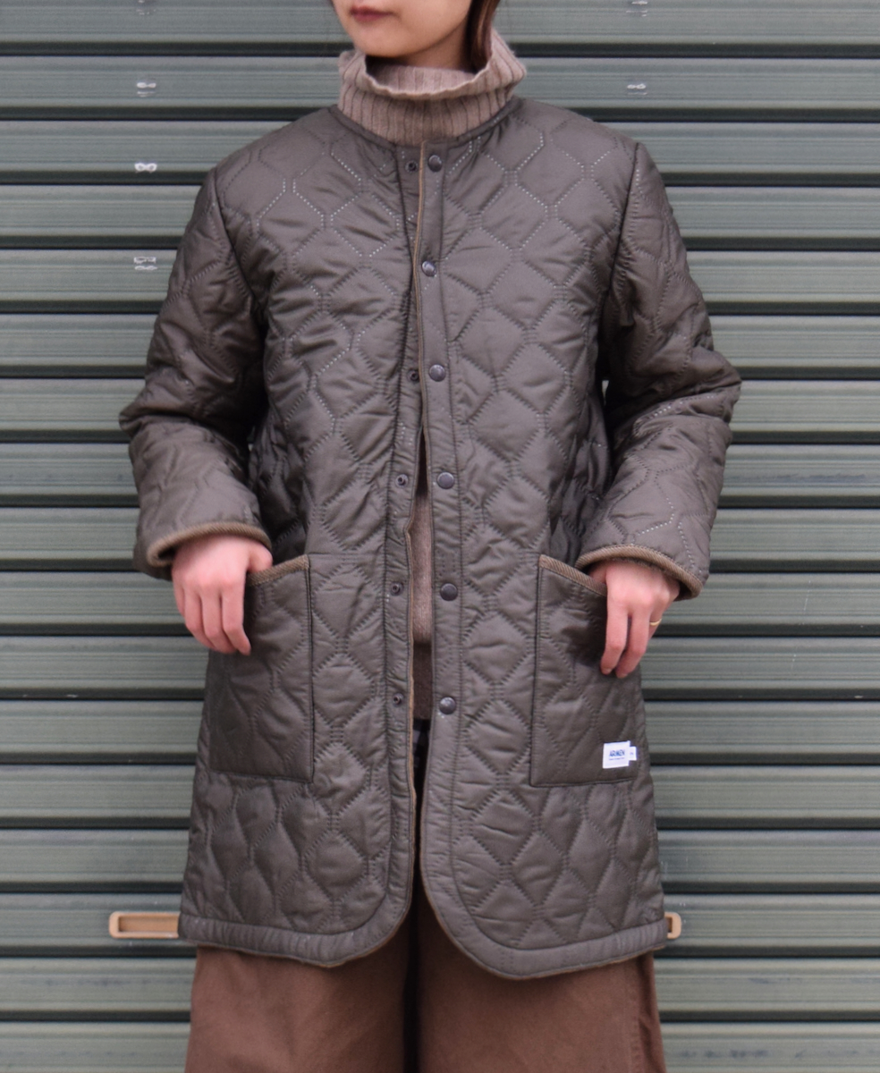 NAM1651 (コート) POLYxFLEECE HEAT QUILT NO COLLAR COAT