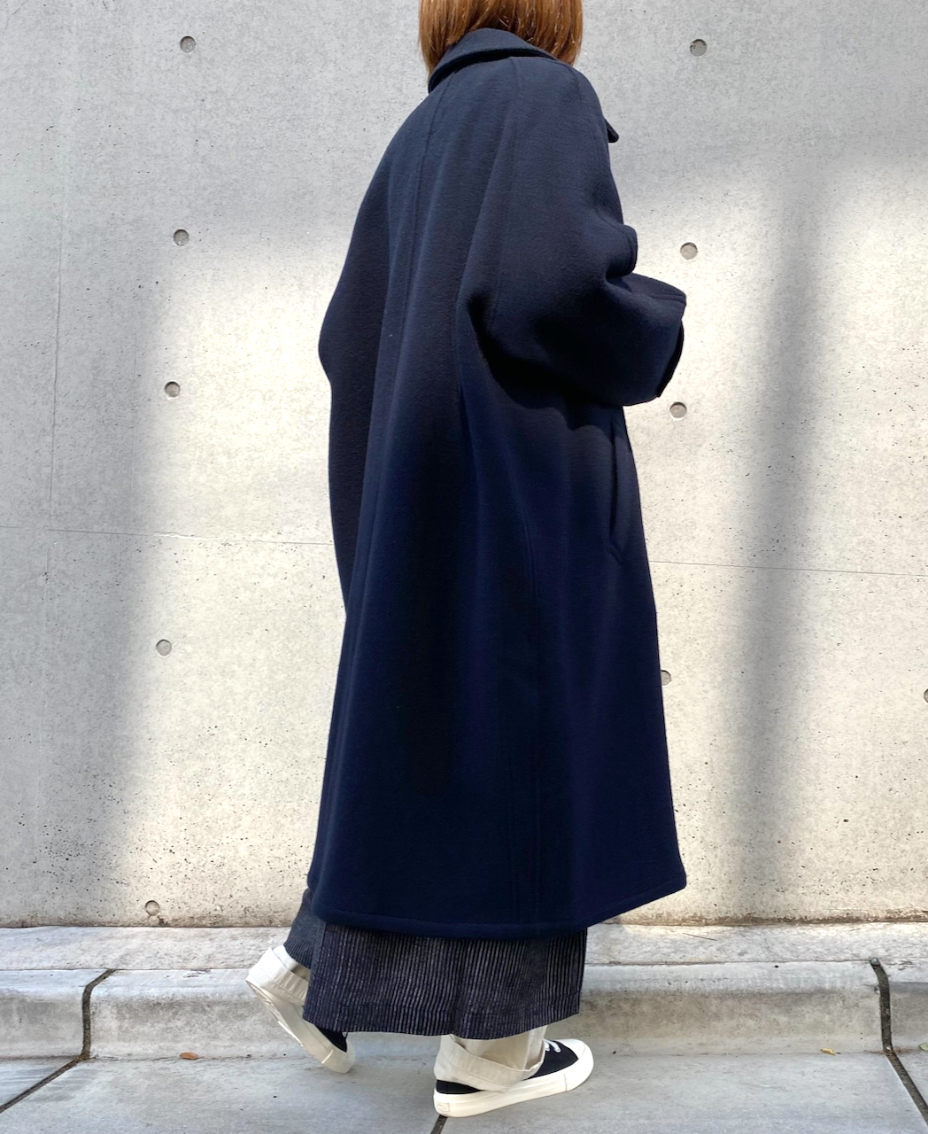 NHT1551WPR (コート) WOOL BALMACAAN COAT LENGTH 110cm
