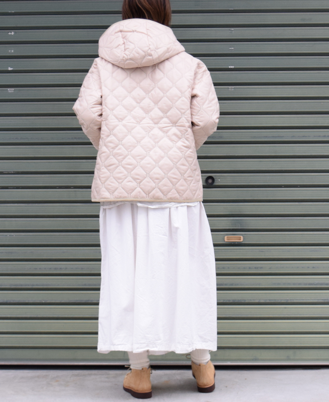 INAM1952PD (スカート) 40'S POPLIN OVER DYED EASY GATHERED SKIRT