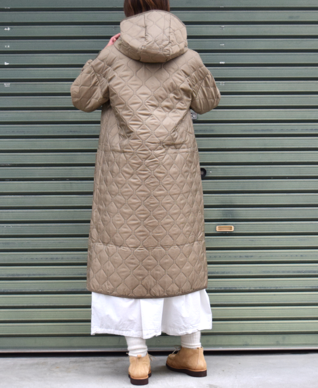 INAM1952PD (スカート) 40'S POPLIN OVER DYED EASY GATHERED SKIRT
