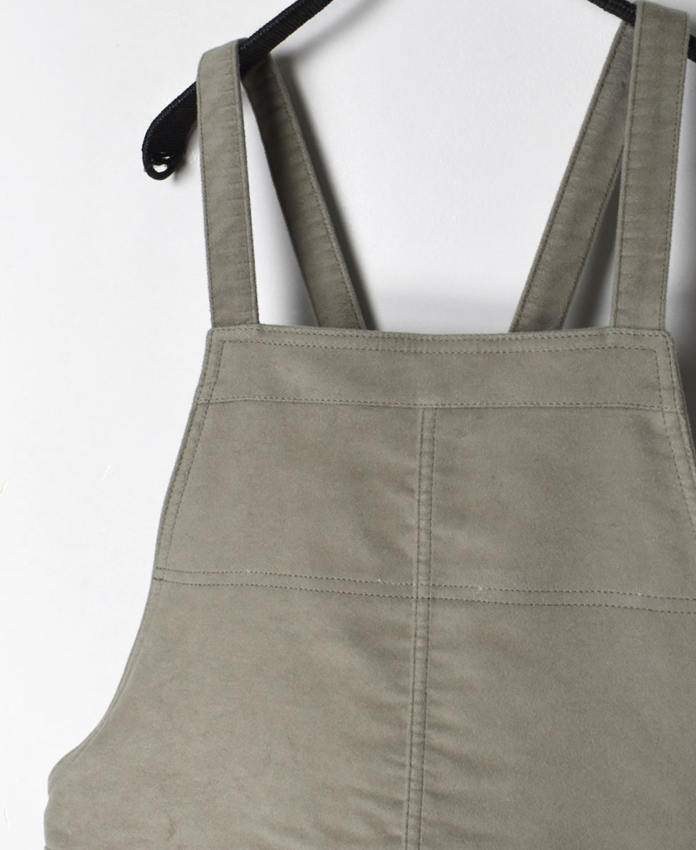NAM1432M (ワンピース) MOLESKIN APRON ONE-PIECE