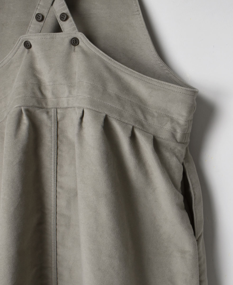 NAM1432M (ワンピース) MOLESKIN APRON ONE-PIECE