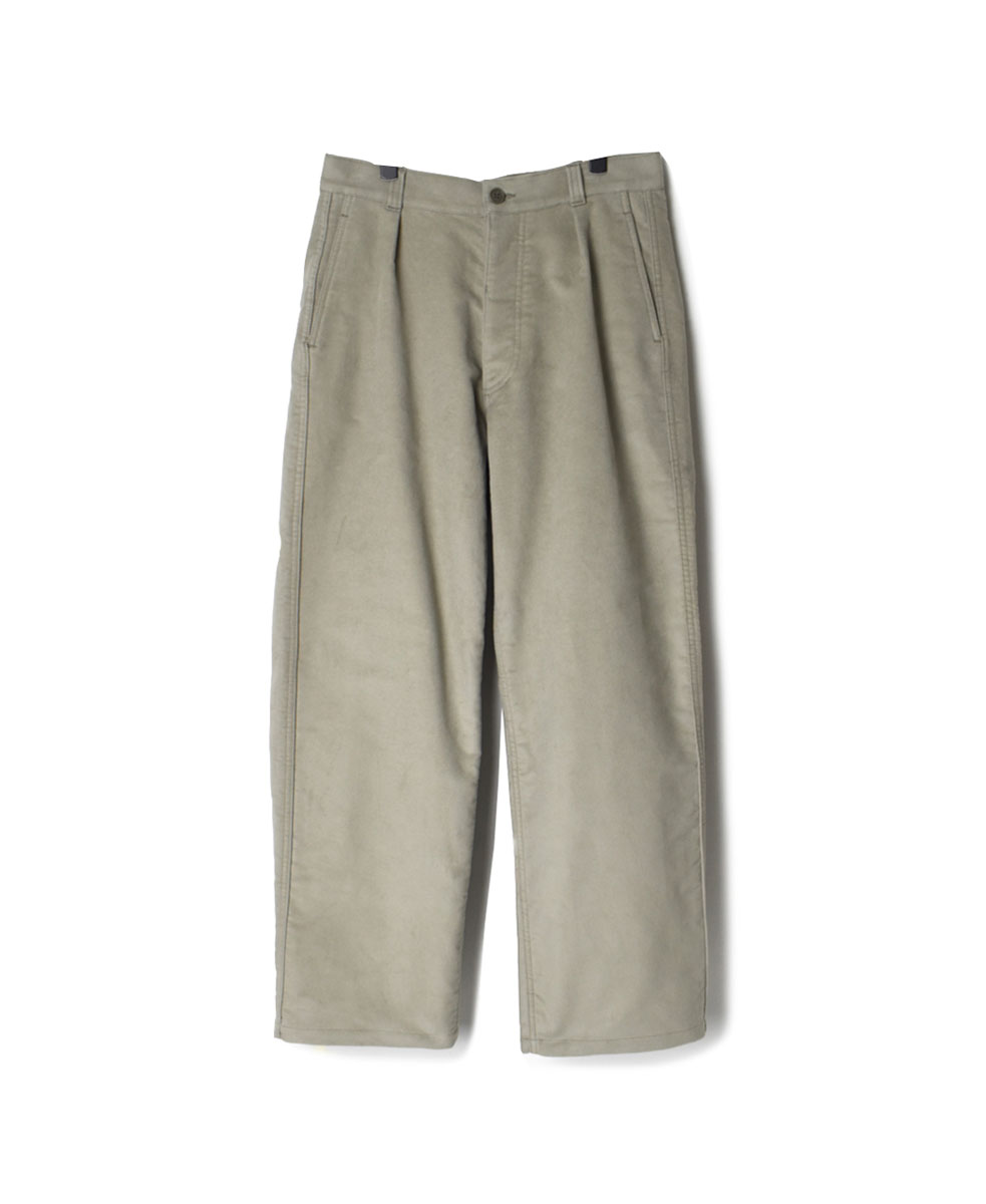 NAM1203M (パンツ) MOLESKIN ONE-TUCK PANTS