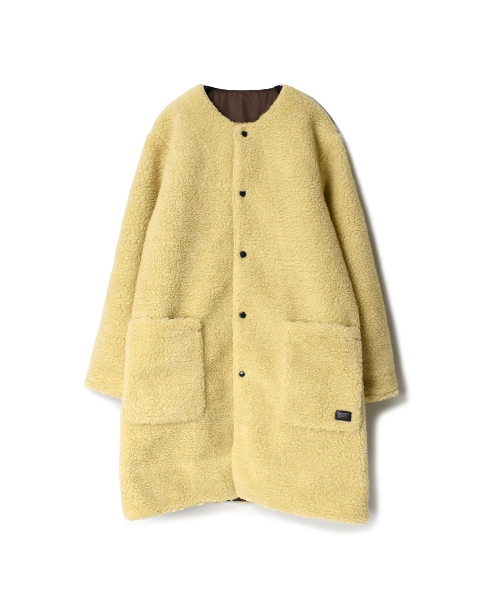 NAM2263Y (コート) FLEECE / NYLON NO COLLAR COAT