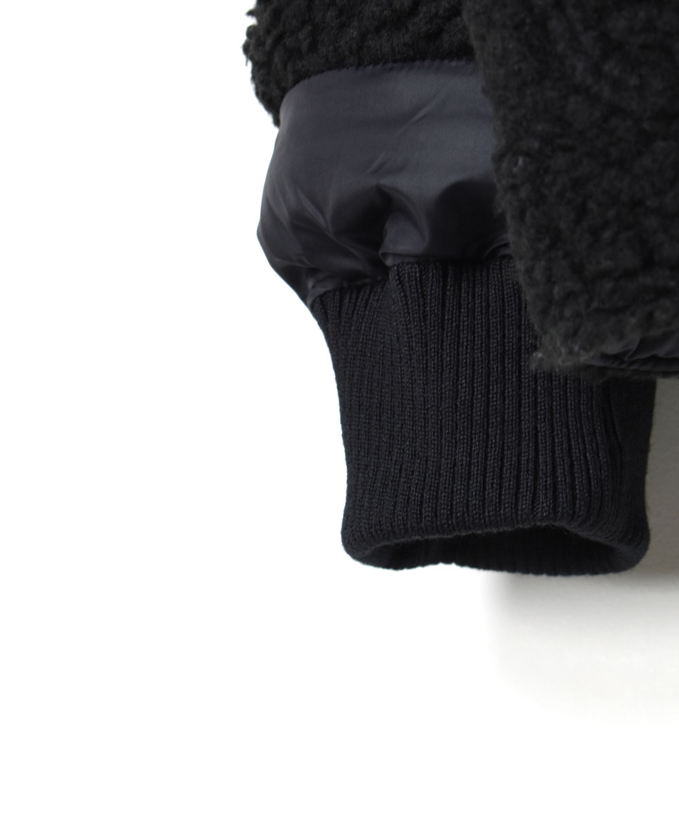 NAM2163Y (ジャケット) FLEECE / NYLON HIGH NECK JACKET
