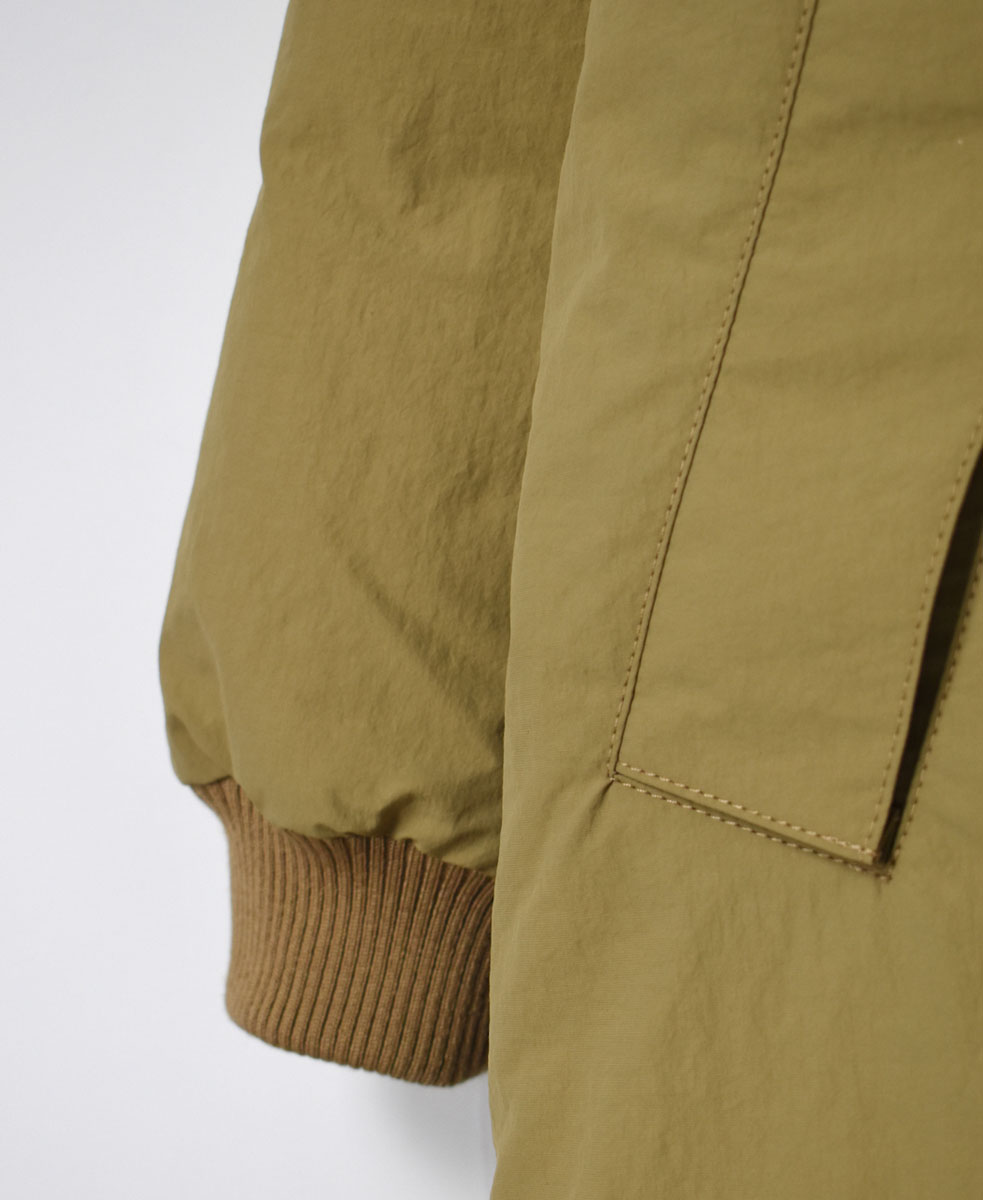 NAM2256R (コート) NYLON / COTTON REVERSIBLE DOWN SNAP FRONT HOODED COAT