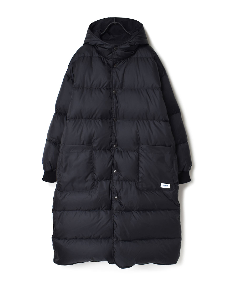 NAM2256R (コート) NYLON / COTTON REVERSIBLE DOWN SNAP FRONT HOODED COAT