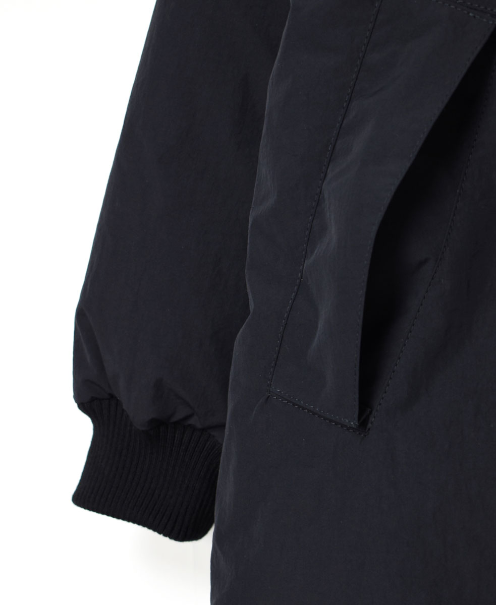 NAM2256R (コート) NYLON / COTTON REVERSIBLE DOWN SNAP FRONT HOODED COAT