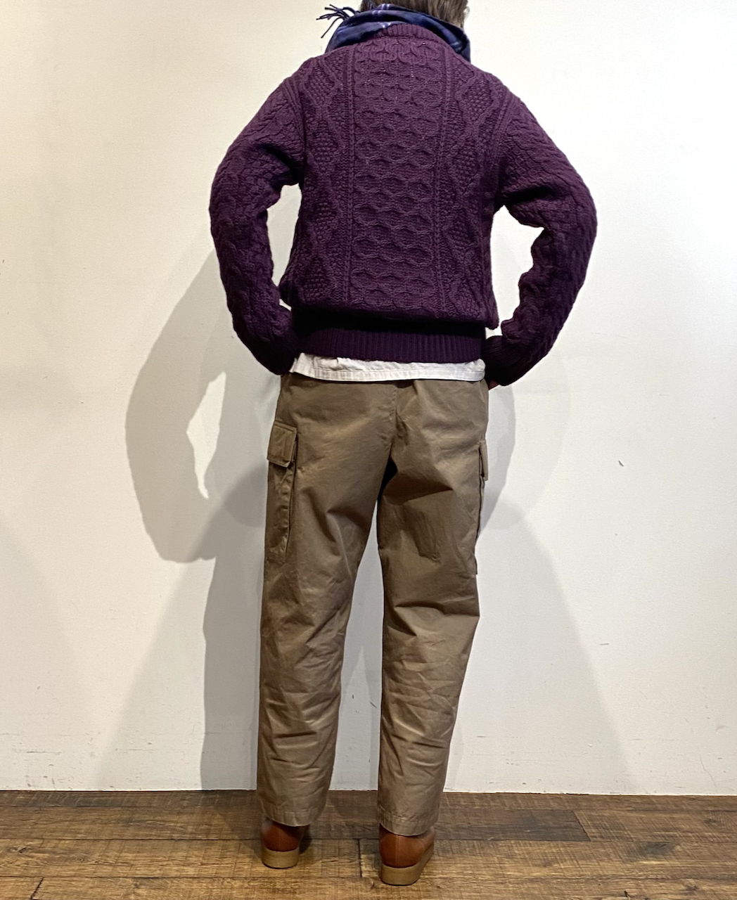 NHT2102BC (パンツ) MEDIUM WEIGHT COTTON TWILL OVERDYE EASY PANTS