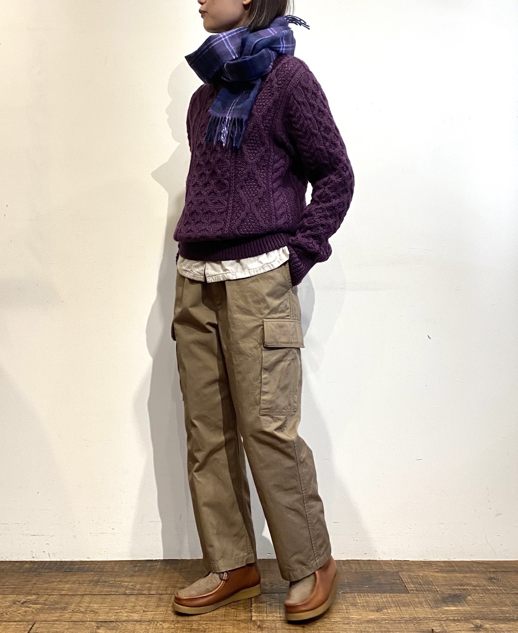 NHT2102BC (パンツ) MEDIUM WEIGHT COTTON TWILL OVERDYE EASY PANTS
