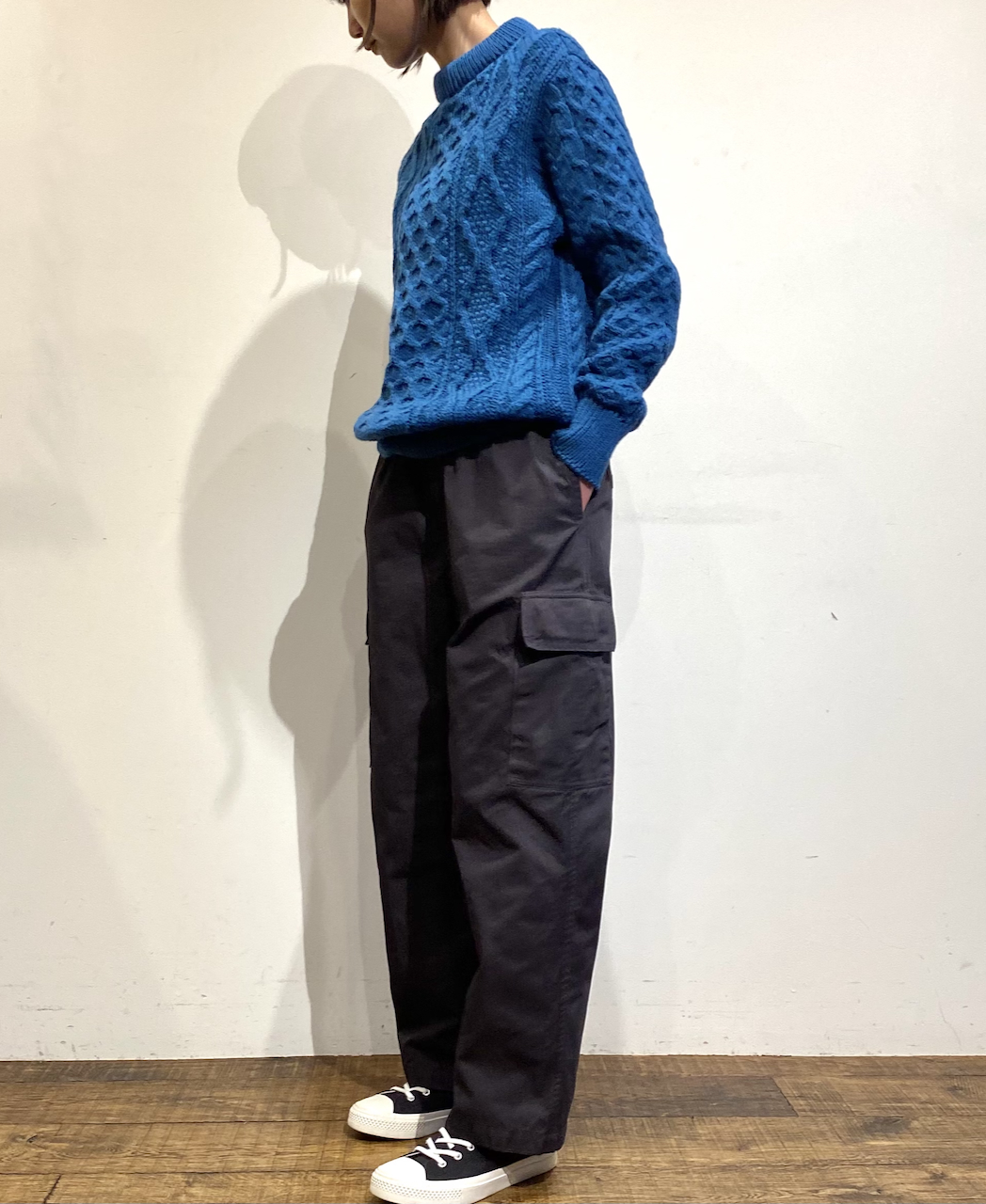 NHT2102BC (パンツ) MEDIUM WEIGHT COTTON TWILL OVERDYE EASY PANTS