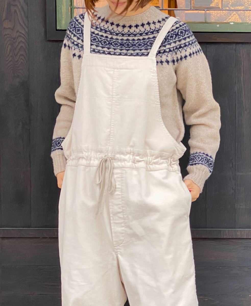 NAM2112CC (サロペット) CORDUROY WASHED SALOPETTE