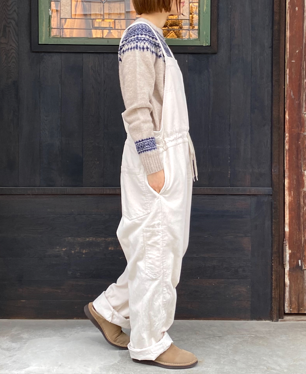 NAM2112CC (サロペット) CORDUROY WASHED SALOPETTE