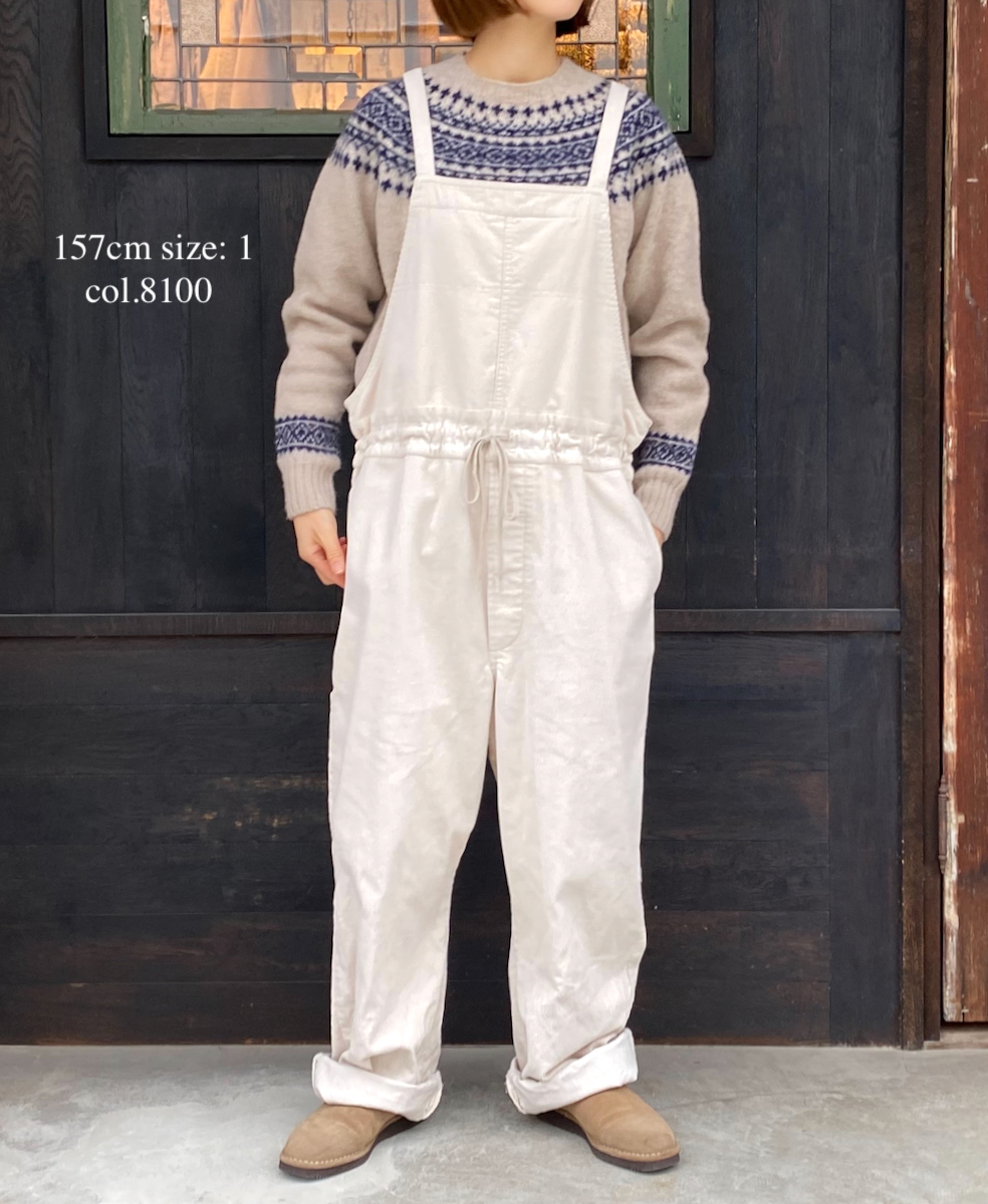 NAM2112CC (サロペット) CORDUROY WASHED SALOPETTE