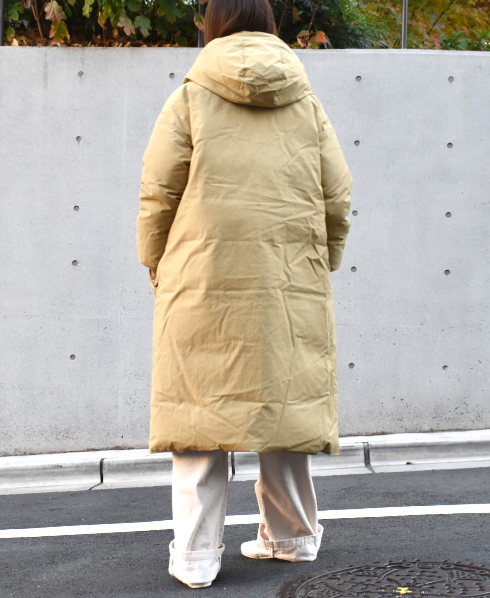 NAM2256R (コート) NYLON / COTTON REVERSIBLE DOWN SNAP FRONT HOODED COAT