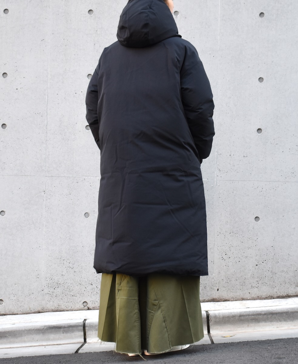 NAM2256R (コート) NYLON / COTTON REVERSIBLE DOWN SNAP FRONT HOODED COAT