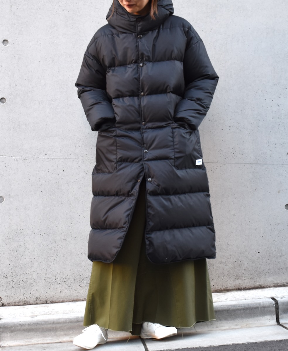 NAM2256R (コート) NYLON / COTTON REVERSIBLE DOWN SNAP FRONT HOODED COAT