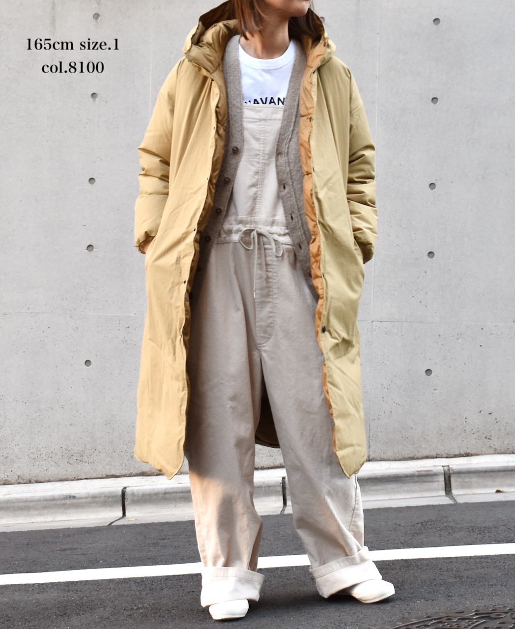 NAM2112CC (サロペット) CORDUROY WASHED SALOPETTE