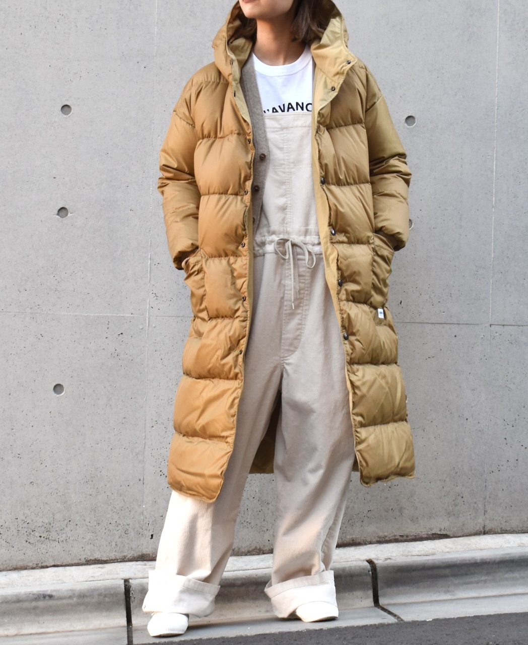 NAM2112CC (サロペット) CORDUROY WASHED SALOPETTE
