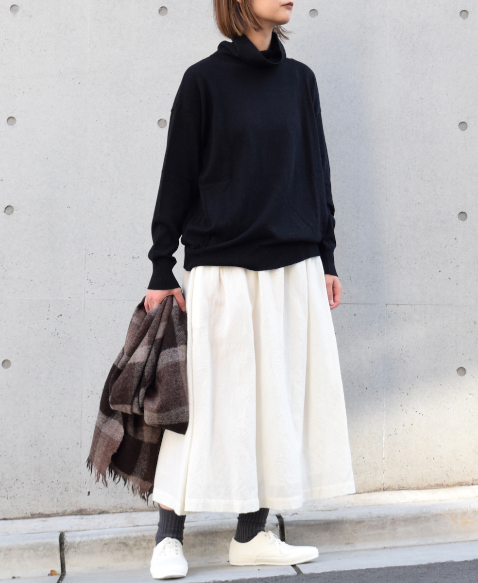 NSL18601 (ストール) BOILED WOOL BIG CHECK STOLE