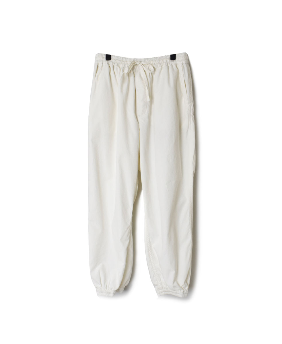 NVL2011PD (パンツ) 40’S COTTON POPLIN OVERDYED EASY PANTS