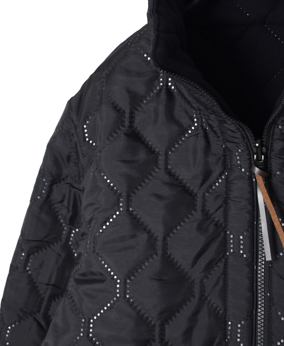 NAM9977  (ジャケット) POLYxFLEECE HEAT QUILT REVERSIBLE HIGH-NECK FULL DOUBLE ZIP-UP