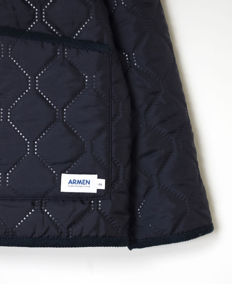 NAM9977  (ジャケット) POLYxFLEECE HEAT QUILT REVERSIBLE HIGH-NECK FULL DOUBLE ZIP-UP