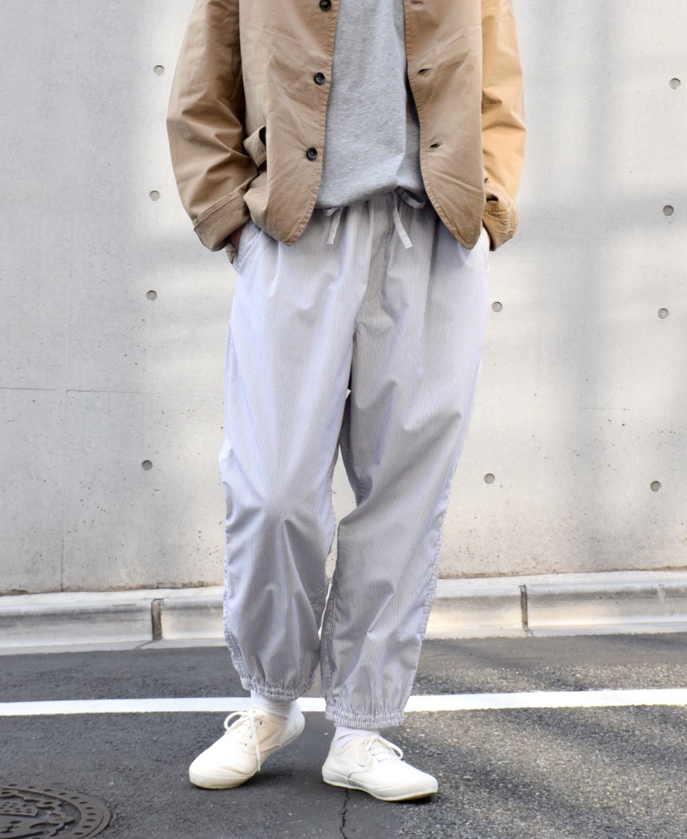 NVL2011MSW (パンツ) COTTON MINI STRIPE EASY PANTS