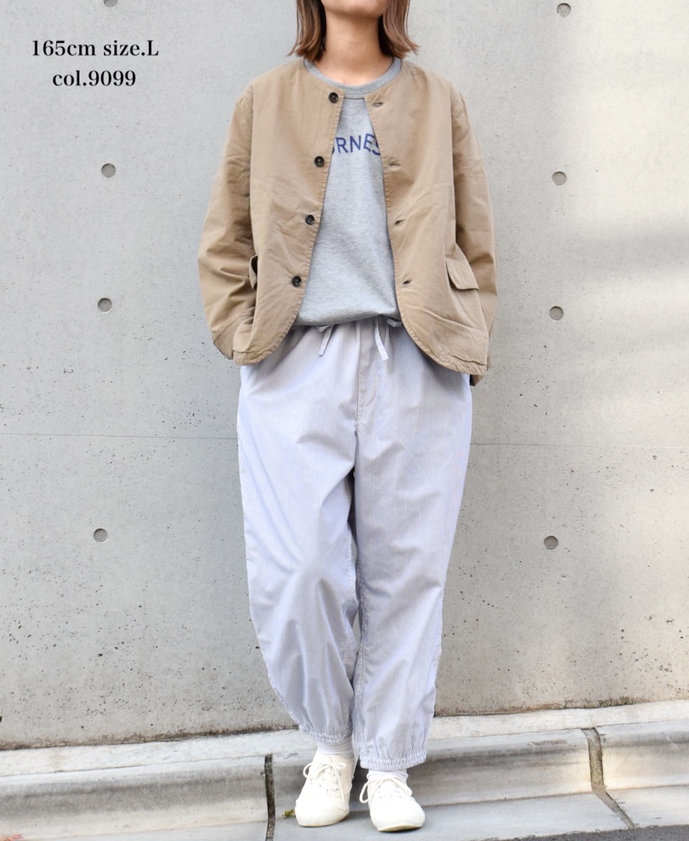 NVL2011MSW (パンツ) COTTON MINI STRIPE EASY PANTS