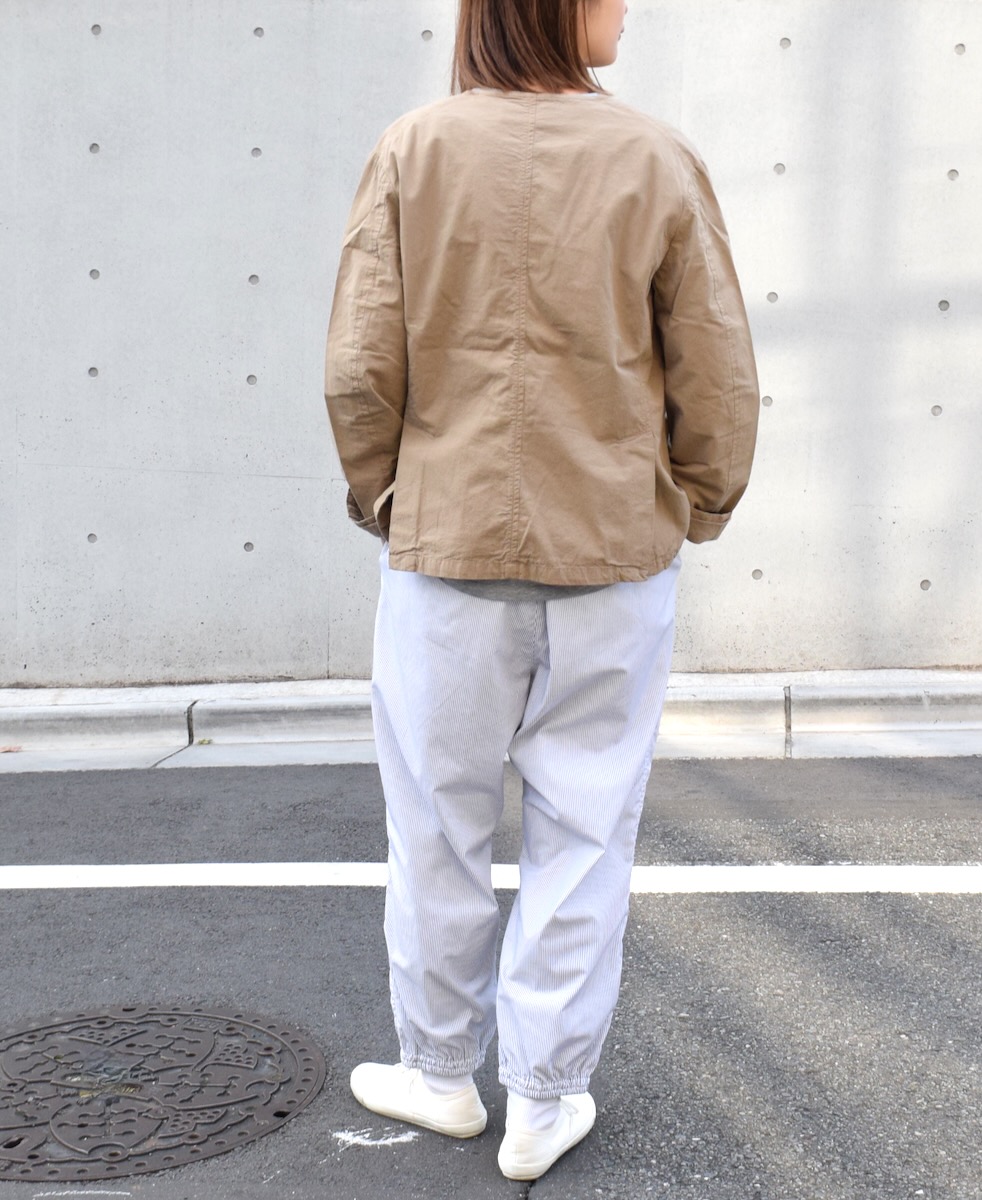 NVL2011MSW (パンツ) COTTON MINI STRIPE EASY PANTS