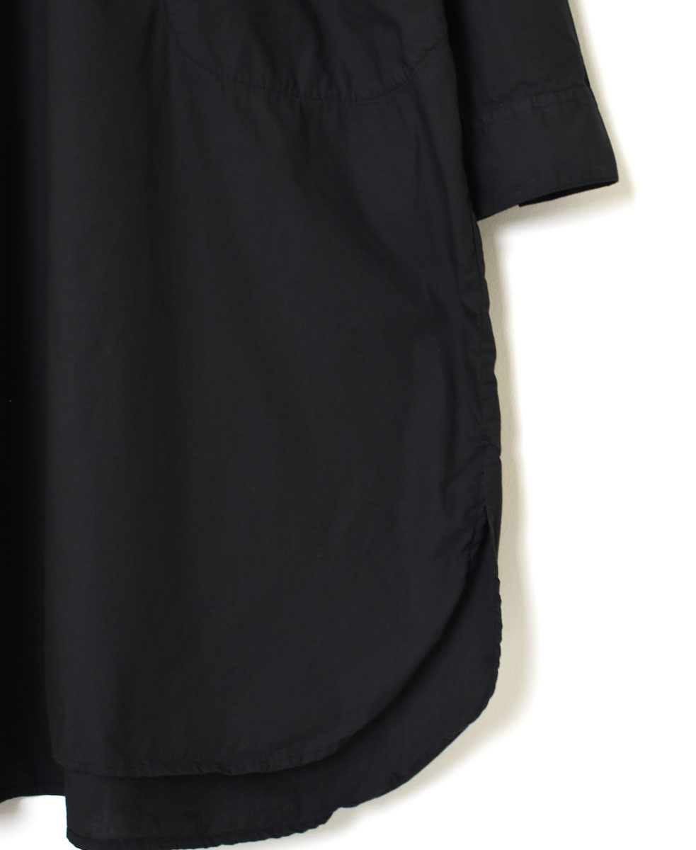 INHT2301CP (ロングシャツ) 60s COTTON POPLIN HENLEY NECK LONG SHIRT
