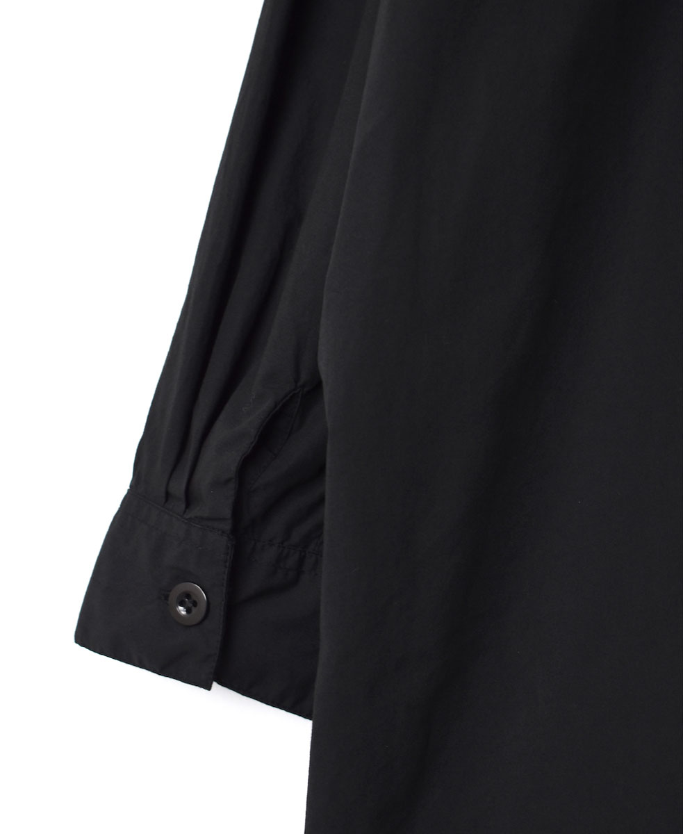 INHT2301CP (ロングシャツ) 60s COTTON POPLIN HENLEY NECK LONG SHIRT