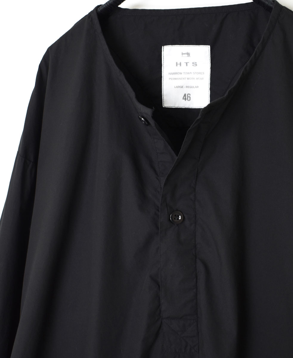 INHT2301CP (ロングシャツ) 60s COTTON POPLIN HENLEY NECK LONG SHIRT